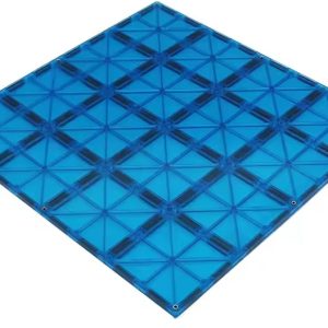 Magnetic Tiles byggeplader, blå, 2 stk