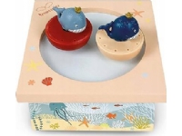 Trousselier Trousselier Dancing Music Box Whales, magnetic