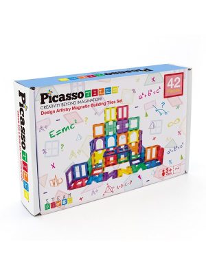 PicassoTiles Artistry Magnetic Tiles set 42pcs