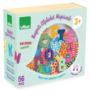 Magneter - STORE bogstaver - 56 dele - Vilac