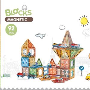 Magnetic Tiles - Lufthavn - 92 Dele