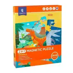 mierEdu Magnetisk puslespil - 2 i 1 Dinosaur