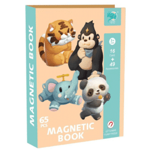 Magnetbog med kort - Jungledyr